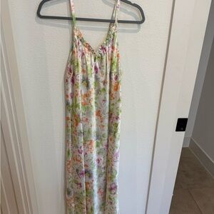 Oscar de la Renta Multicolor Floral Chemise